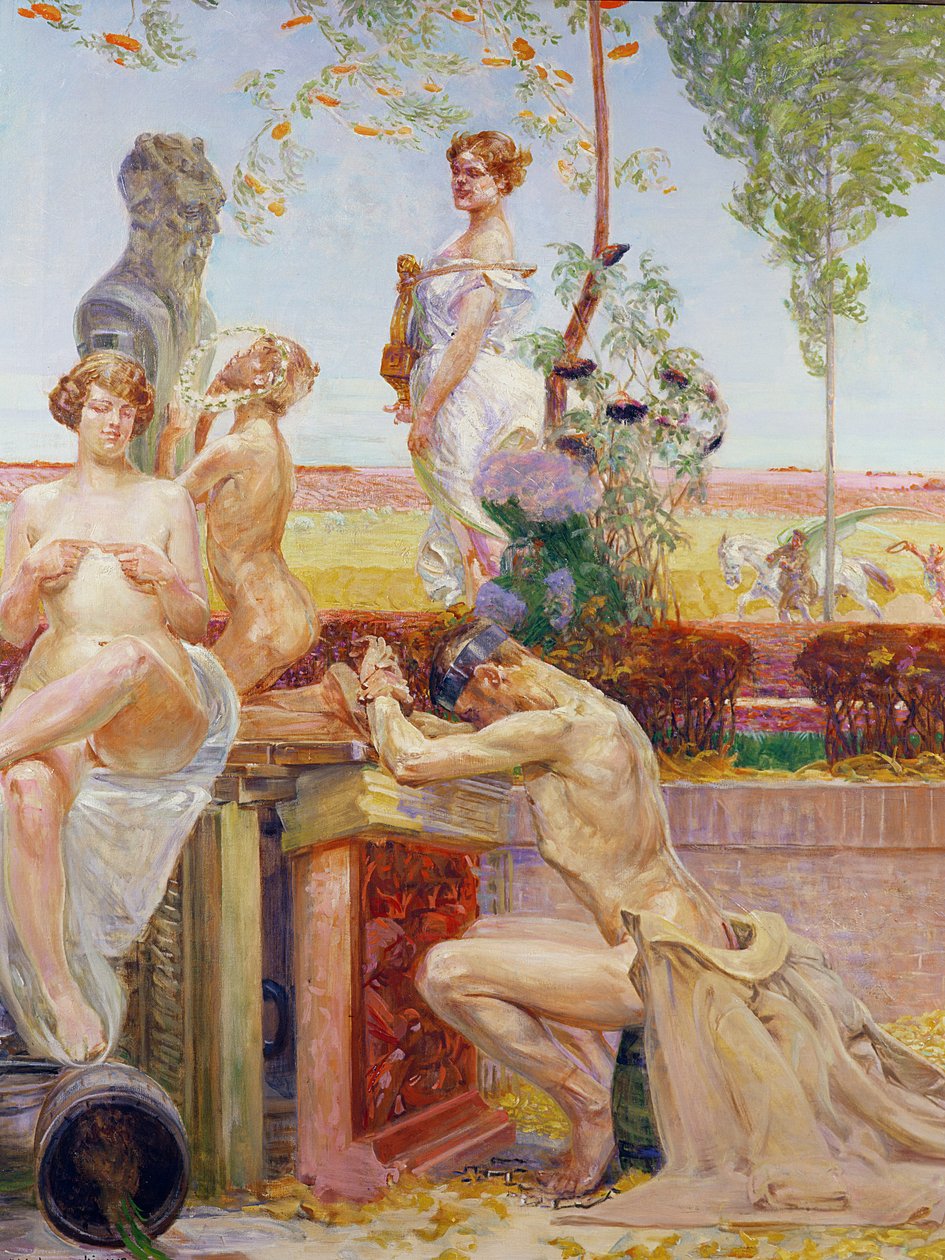 Figury alegoryczne, 1913 autorstwa Jacek Malczewski