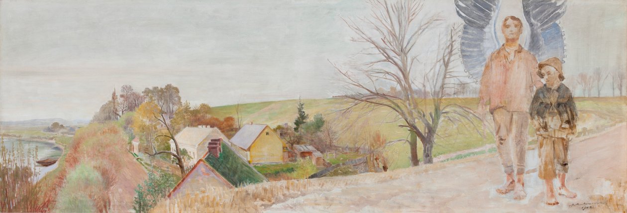 Anioł z Tobiaszem autorstwa Jacek Malczewski