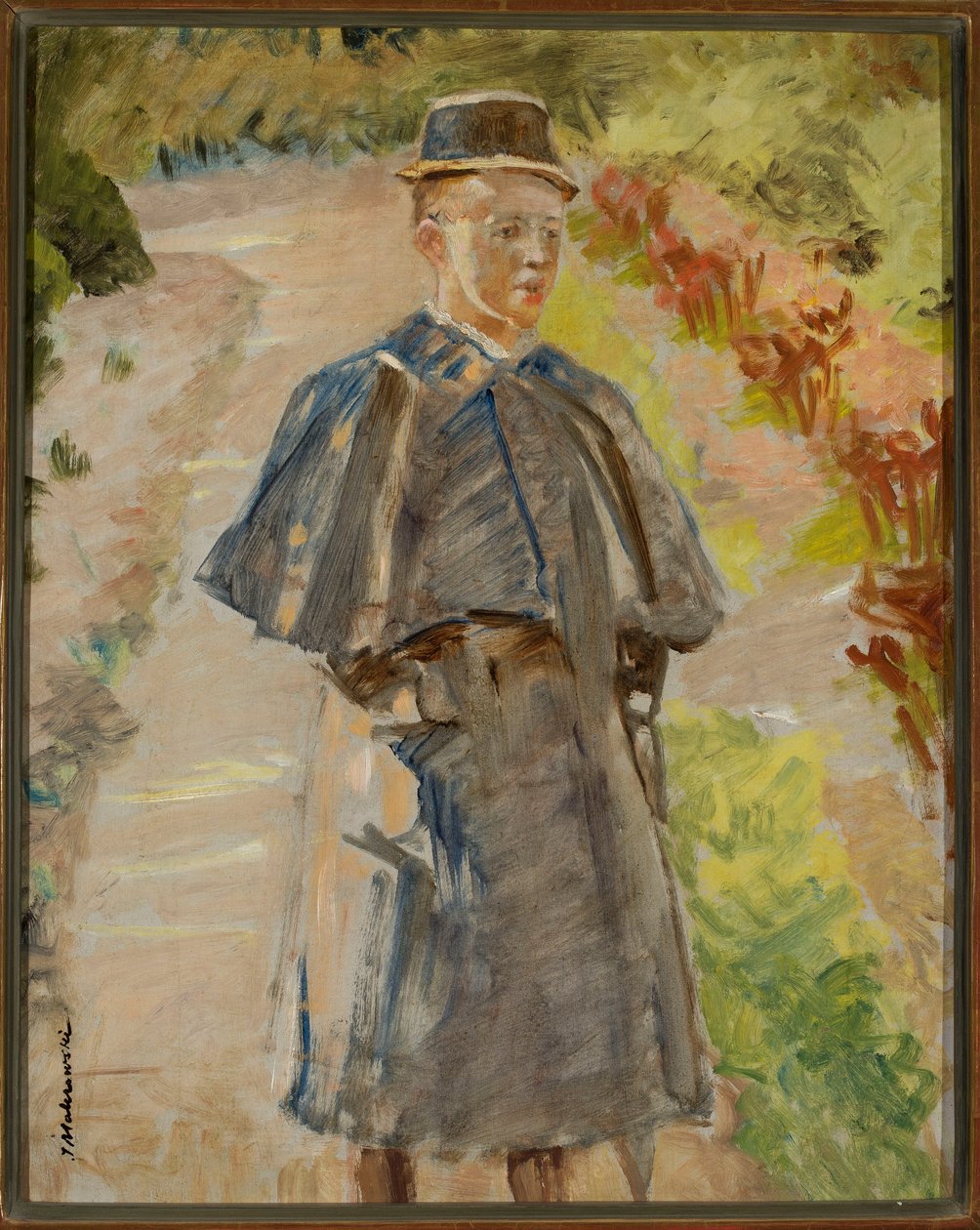 Chłopiec w ogrodzie, szkic (Rafał, syn artysty) autorstwa Jacek Malczewski