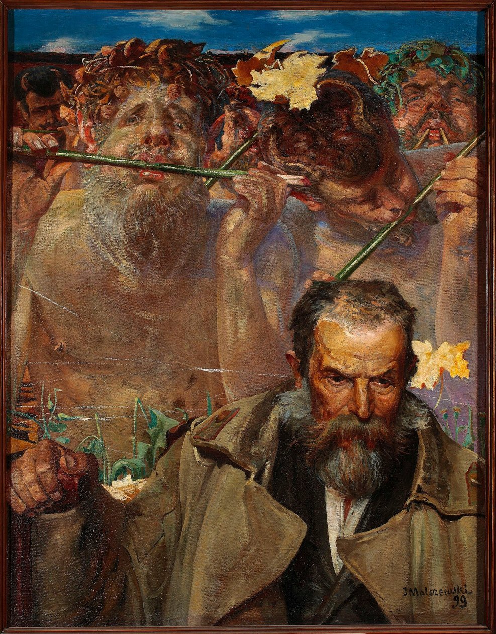 Dzieje piosenki - Portret Adama Asnyka autorstwa Jacek Malczewski