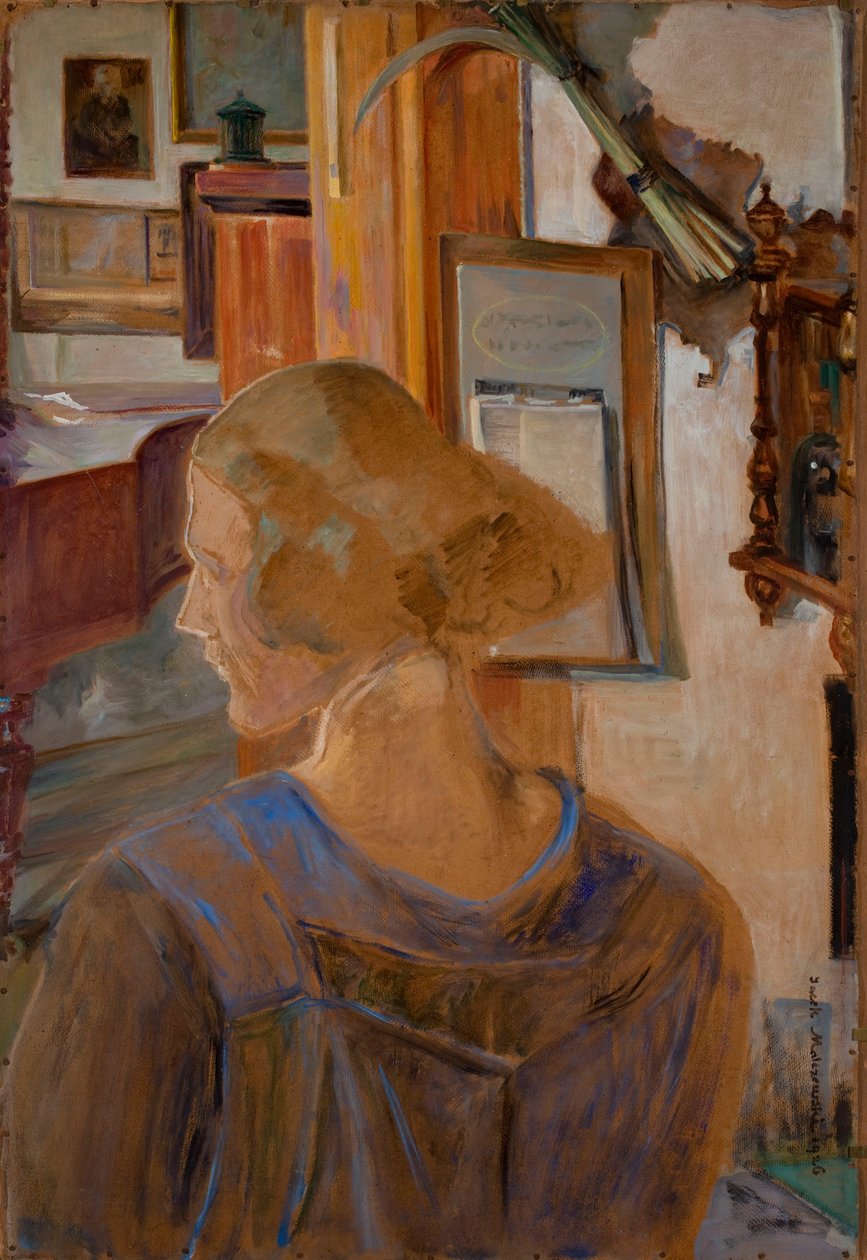 Julia, córka artysty w Lusławicach autorstwa Jacek Malczewski