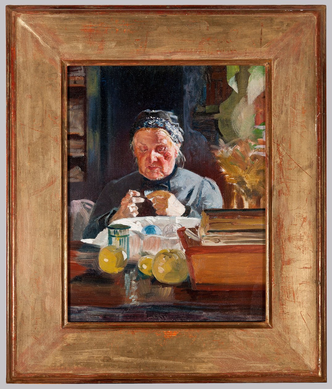 Kobieta przy stole, szkic autorstwa Jacek Malczewski