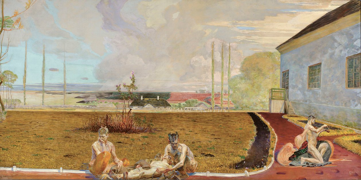 Moja dusza, z cyklu „Moje życie” autorstwa Jacek Malczewski