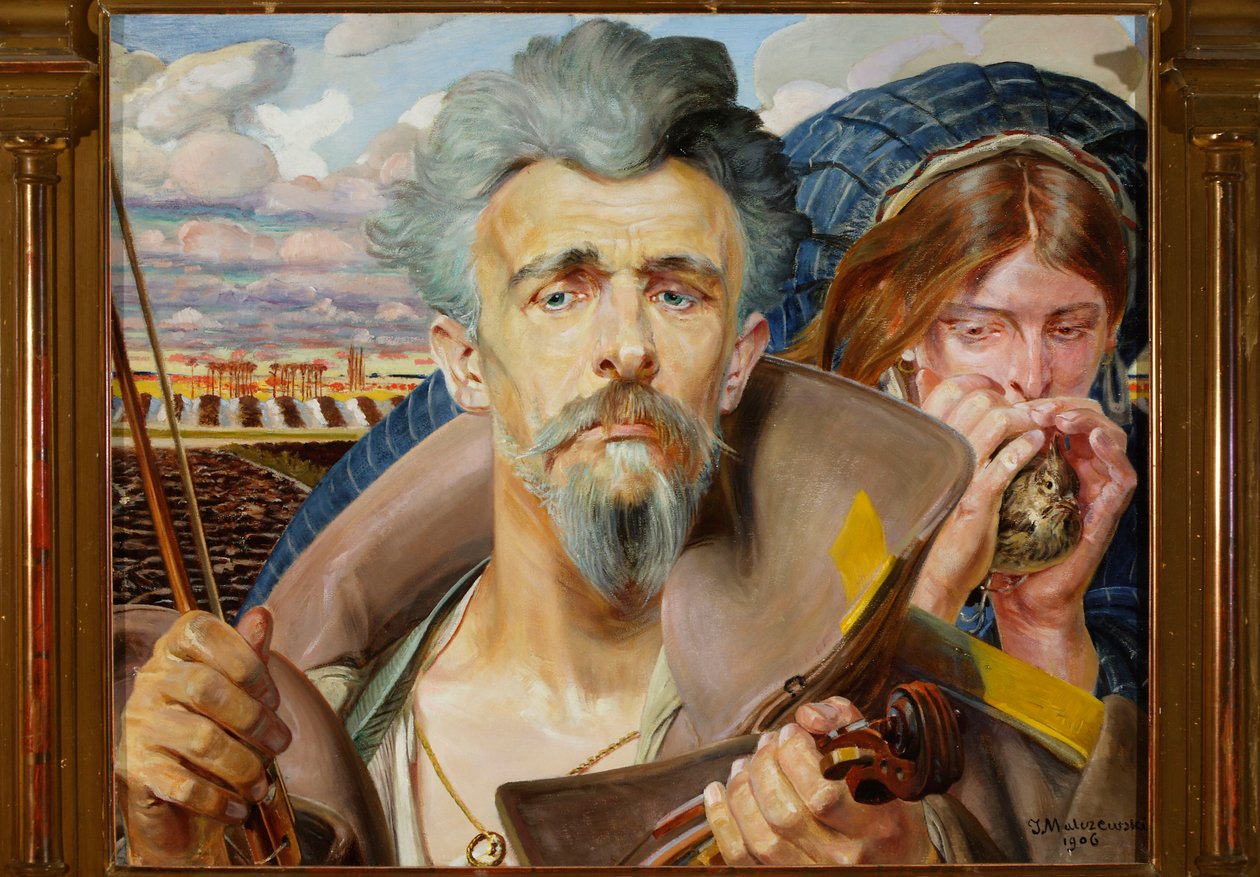 Muzyka - środkowa część tryptyku autorstwa Jacek Malczewski