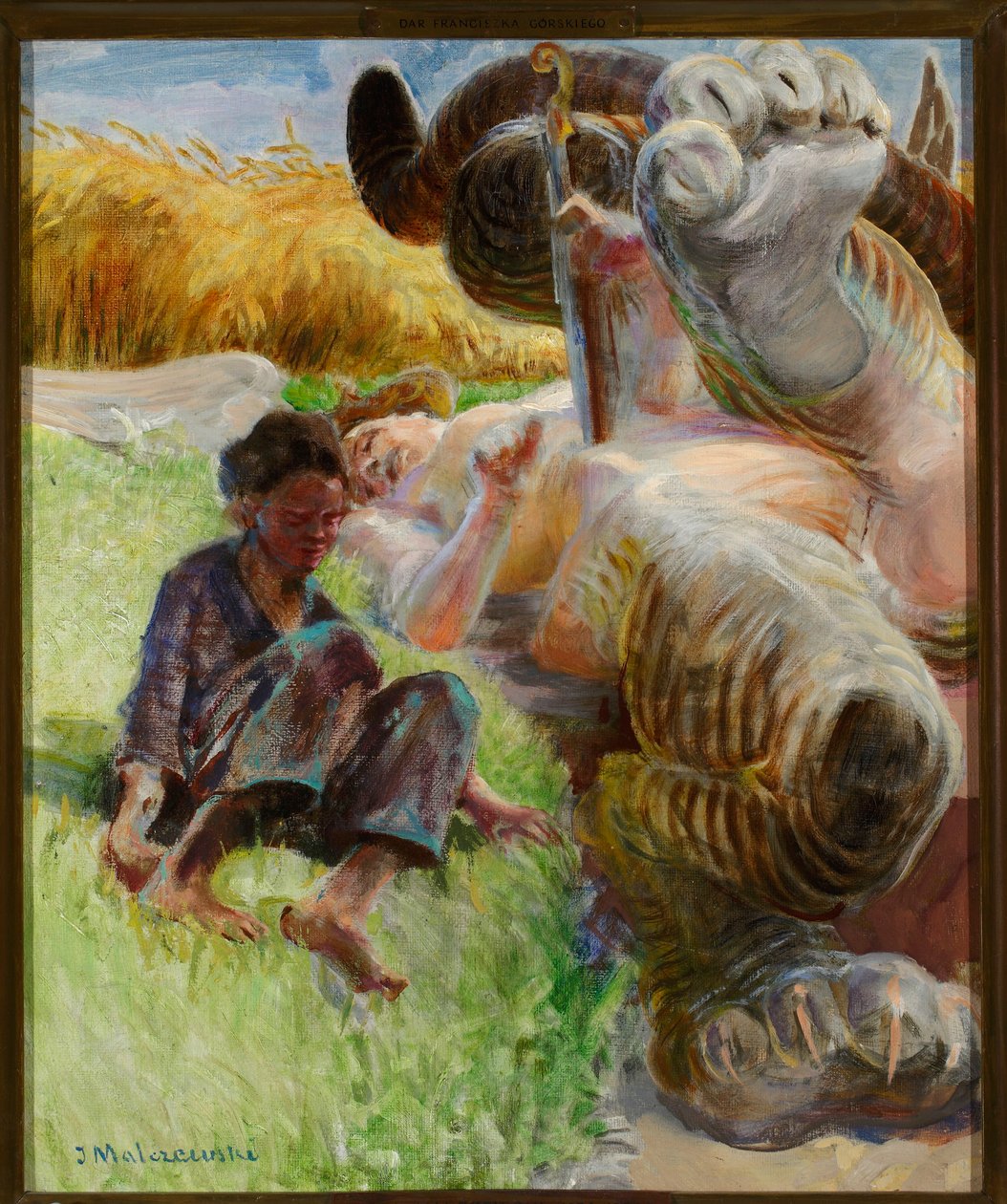 Pastuszek i Harpia autorstwa Jacek Malczewski