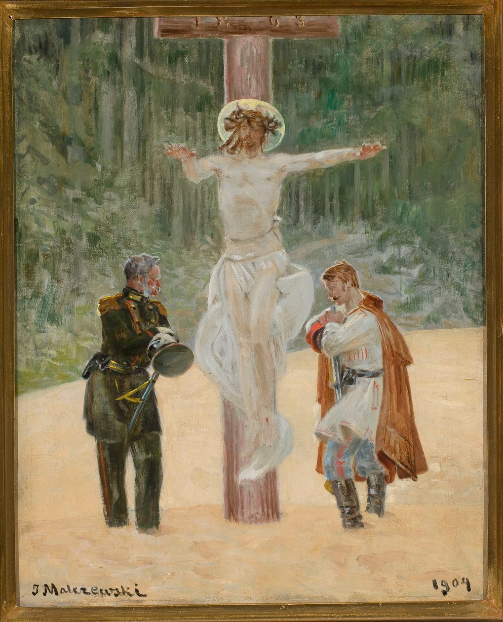 Pojednanie (Scena symboliczna z powstania 1863 roku) autorstwa Jacek Malczewski