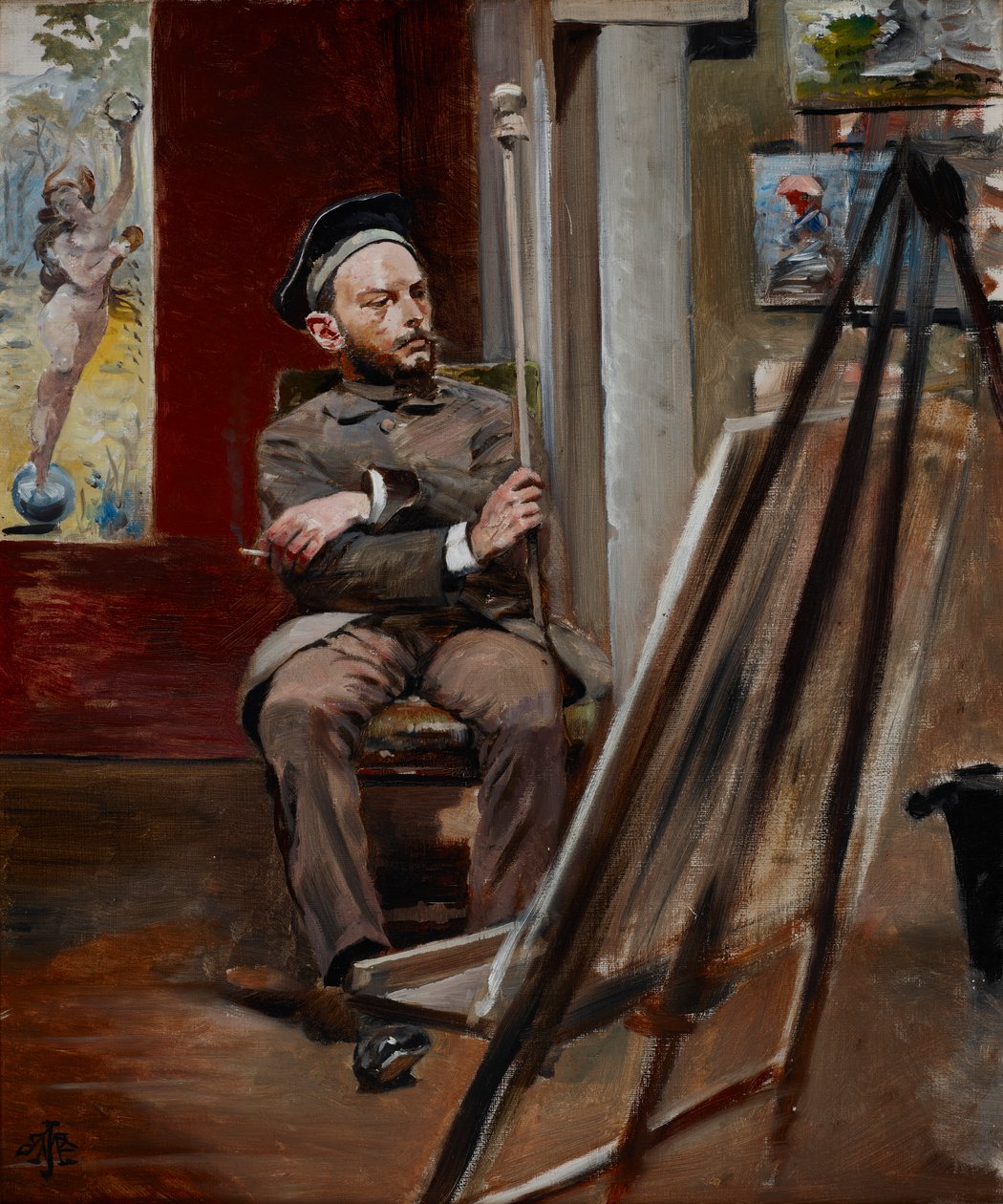 Portret Stanisława Tondosa, ok. 1902 (olej na płótnie) autorstwa Jacek Malczewski