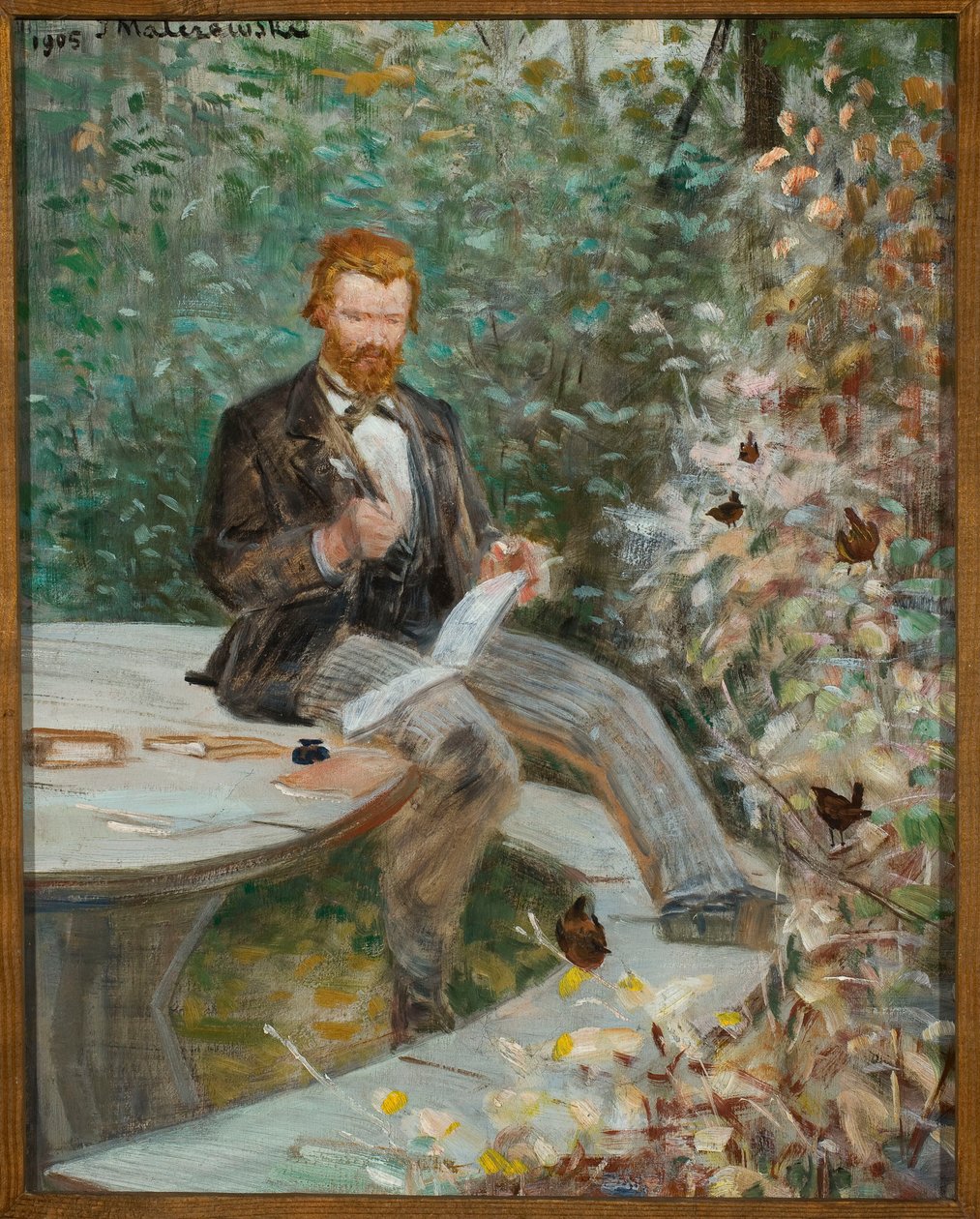 Portret Adolfa Dygasińskiego autorstwa Jacek Malczewski