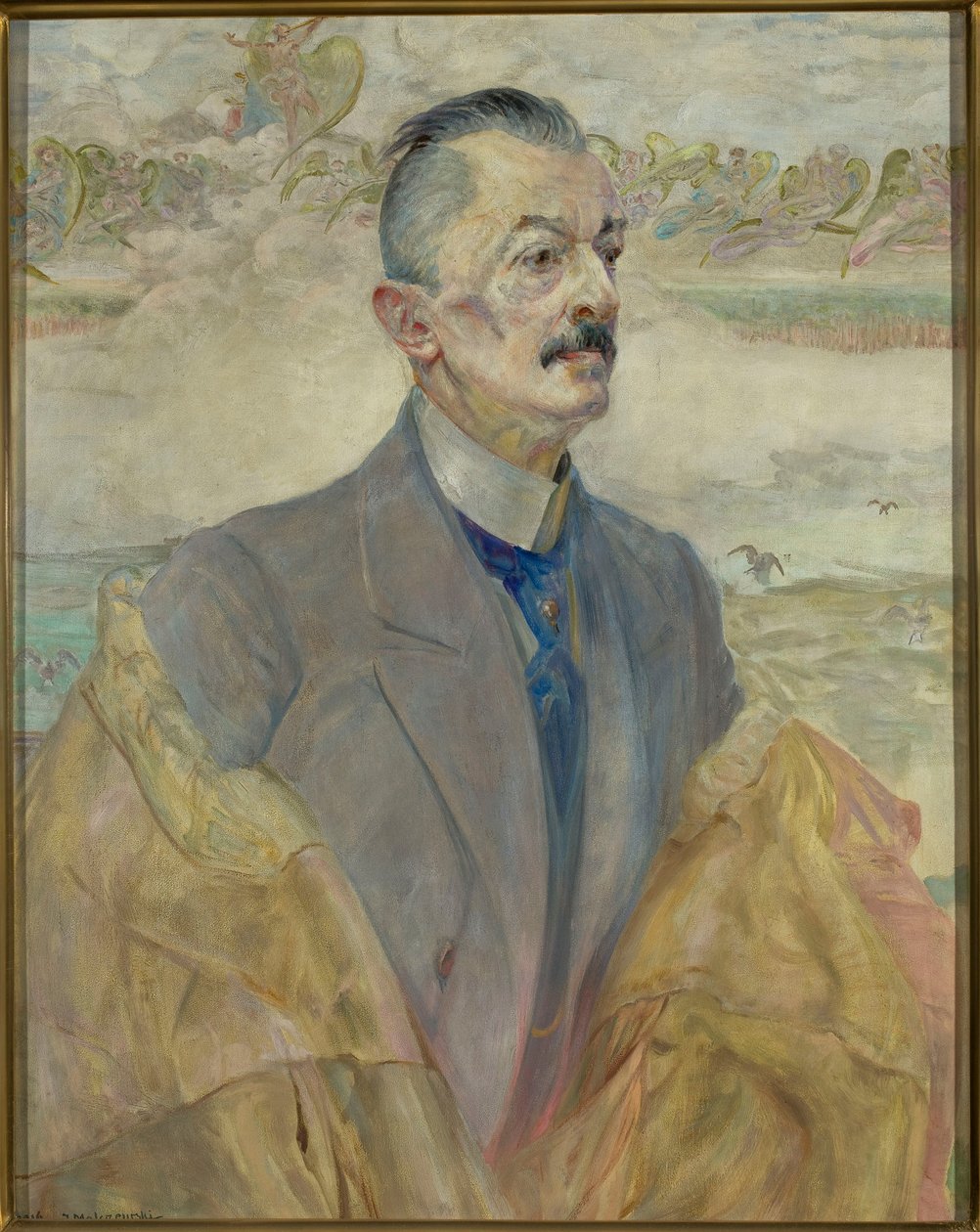 Portret Augusta Sokołowskiego, historyka autorstwa Jacek Malczewski