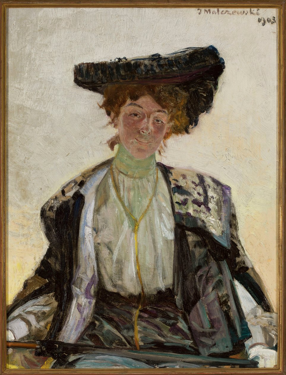 Portret Heleny Sulimy, aktorki autorstwa Jacek Malczewski