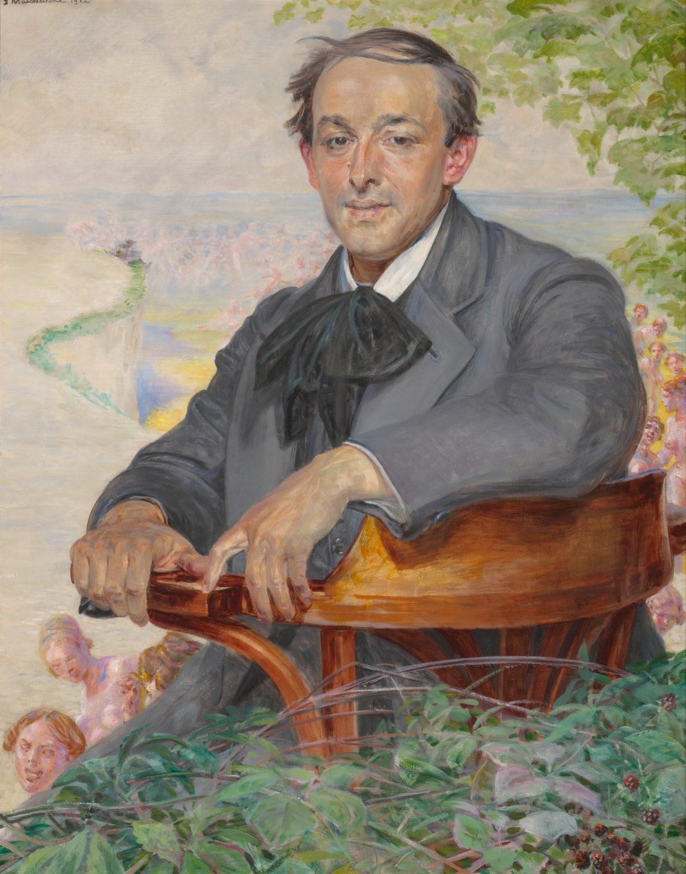 Portret Marcina Samlickiego autorstwa Jacek Malczewski