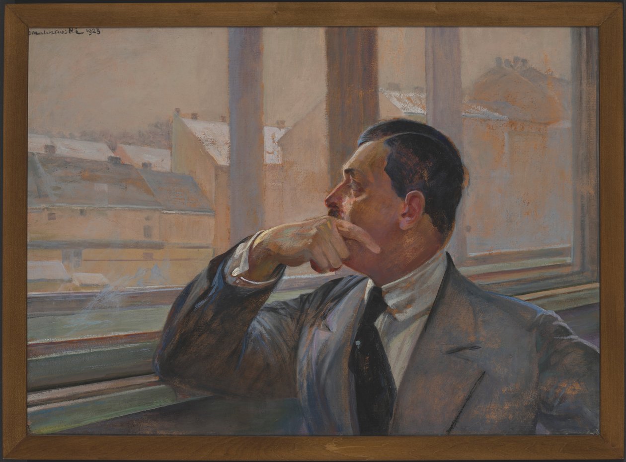 Portret Mieczysława Gąseckiego autorstwa Jacek Malczewski