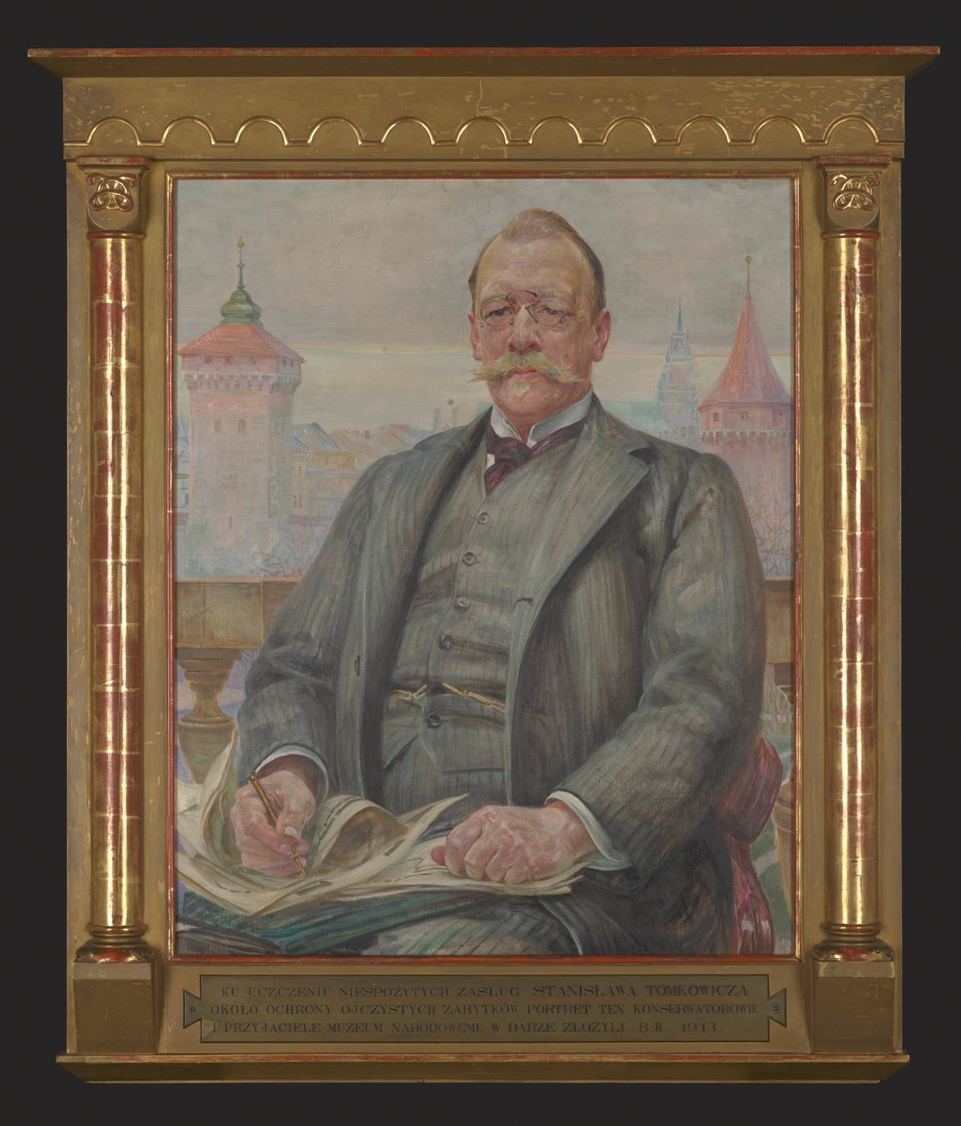 Portret Stanisława Tomkowicza autorstwa Jacek Malczewski