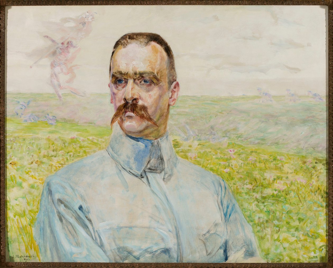 Portret brygadiera Józefa Piłsudskiego autorstwa Jacek Malczewski