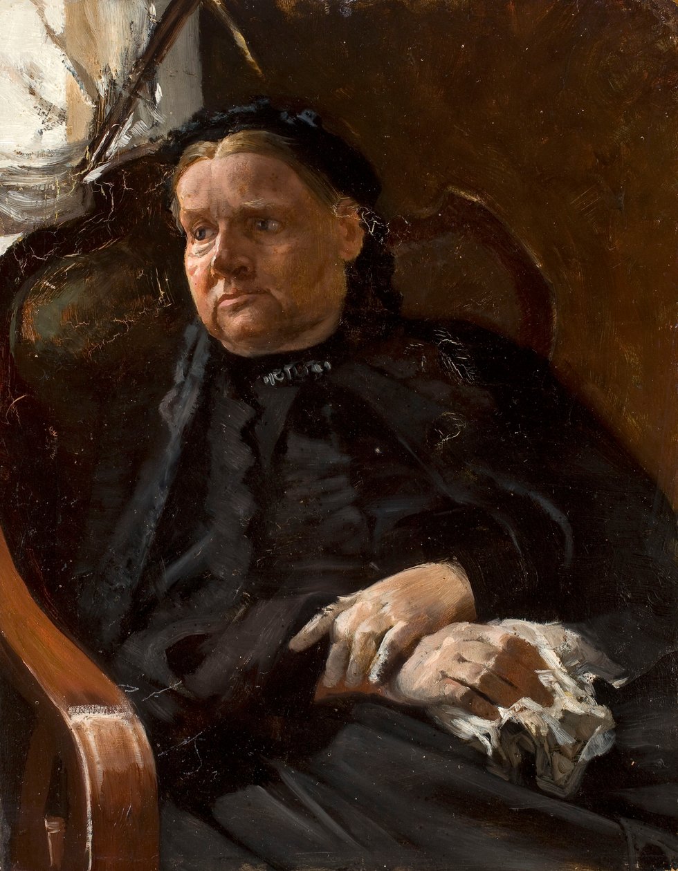 Portret matki artysty autorstwa Jacek Malczewski