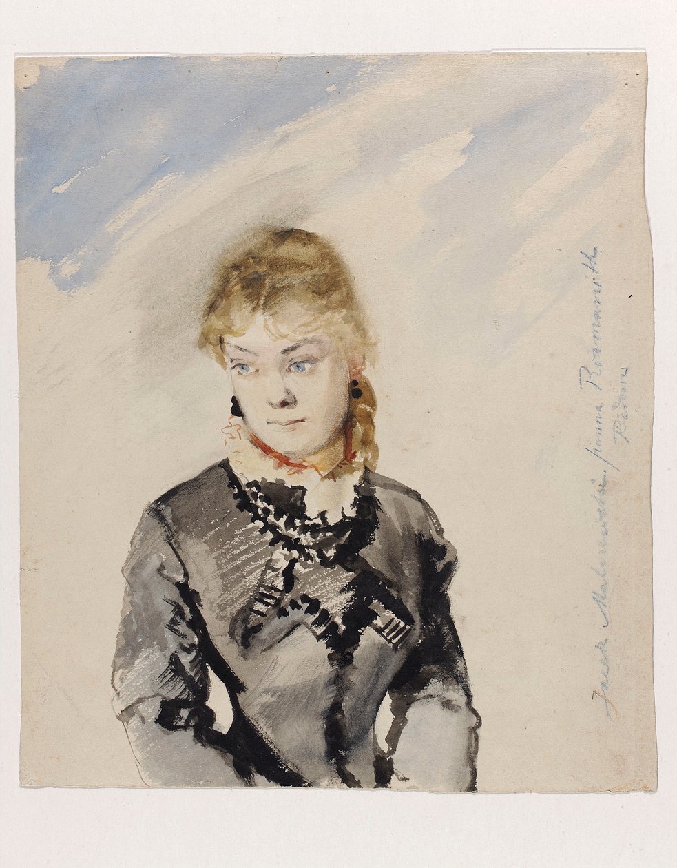 Portret panny Rozmanith autorstwa Jacek Malczewski