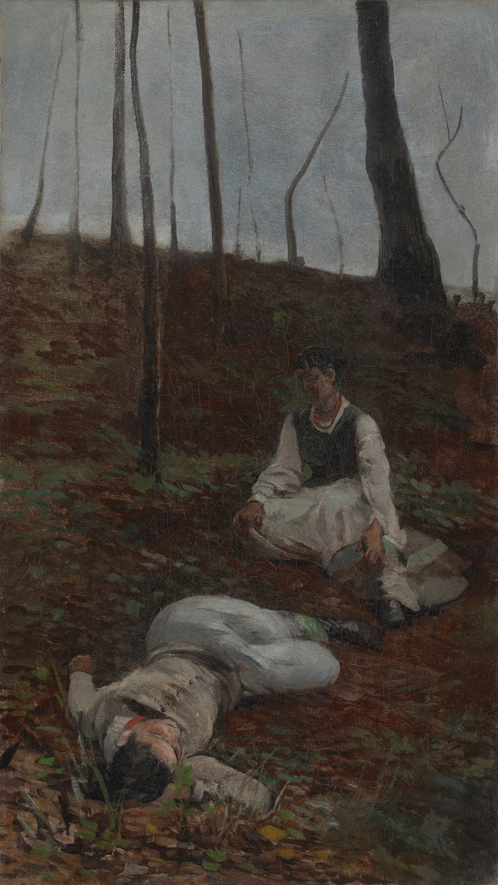 Scena z "Balladyny" autorstwa Jacek Malczewski