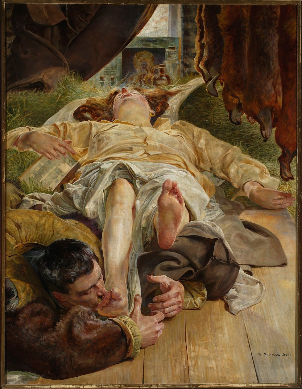 Śmierć Ellenai autorstwa Jacek Malczewski