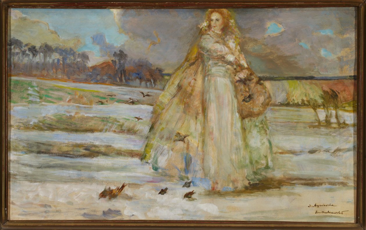 Święta Agnieszka autorstwa Jacek Malczewski