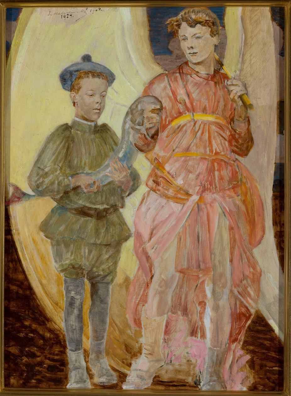 Tobiasz z aniołem autorstwa Jacek Malczewski