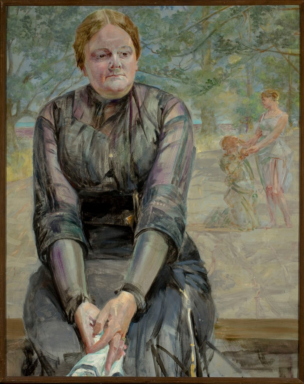 Zadumana - Portret siostry Heleny Karczewskiej autorstwa Jacek Malczewski