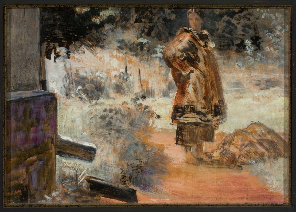 Zatruta studnia, szkic autorstwa Jacek Malczewski
