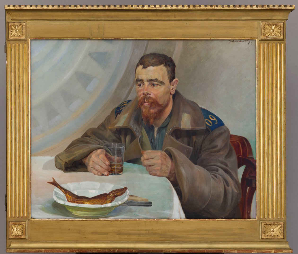 Zesłaniec - prawa część tryptyku autorstwa Jacek Malczewski