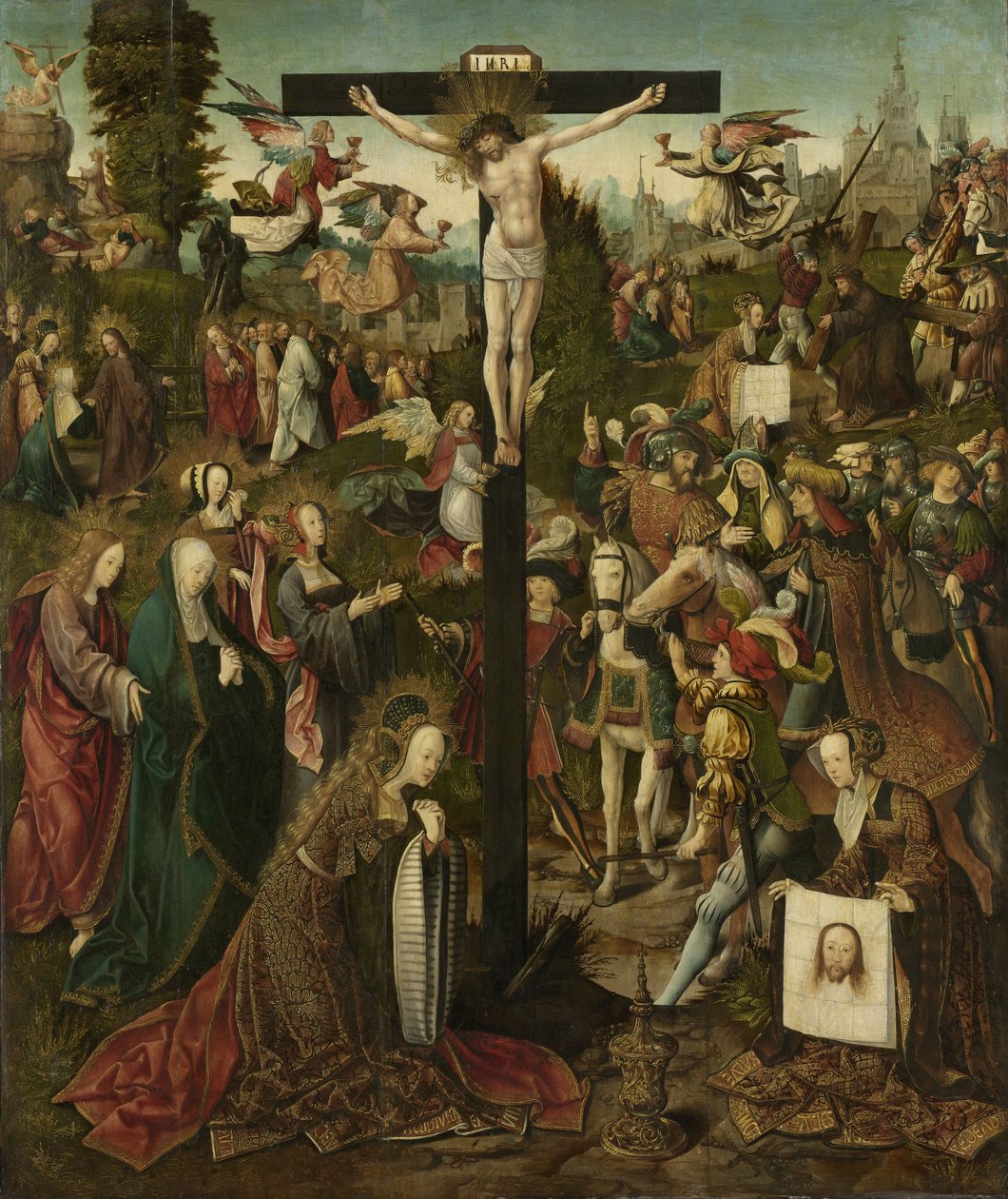 Ukrzyżowanie, ok. 1507-ok. 1510 autorstwa Jacob Cornelisz van Oostsanen
