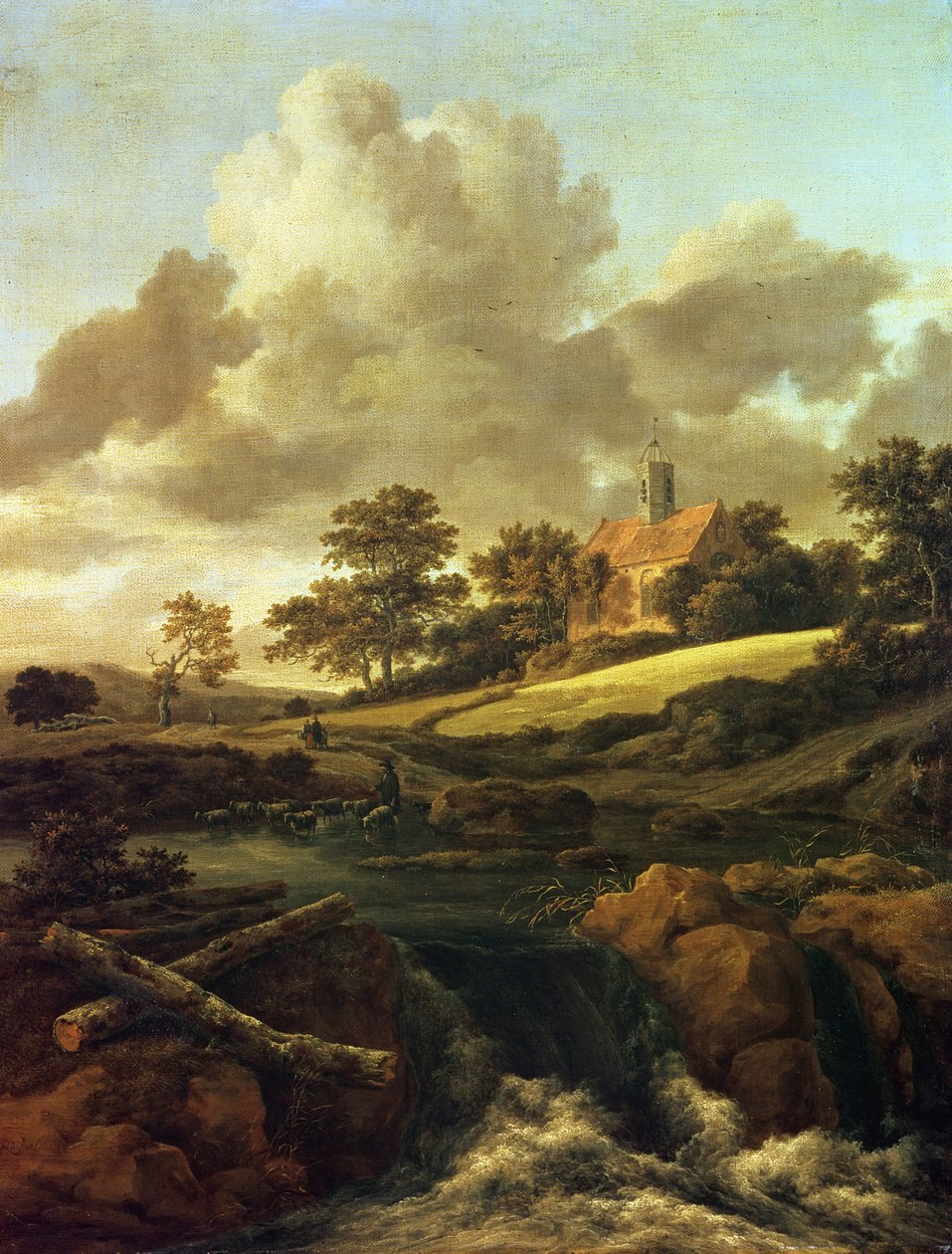 Krajobraz ze strumieniem autorstwa Jacob van Ruisdael