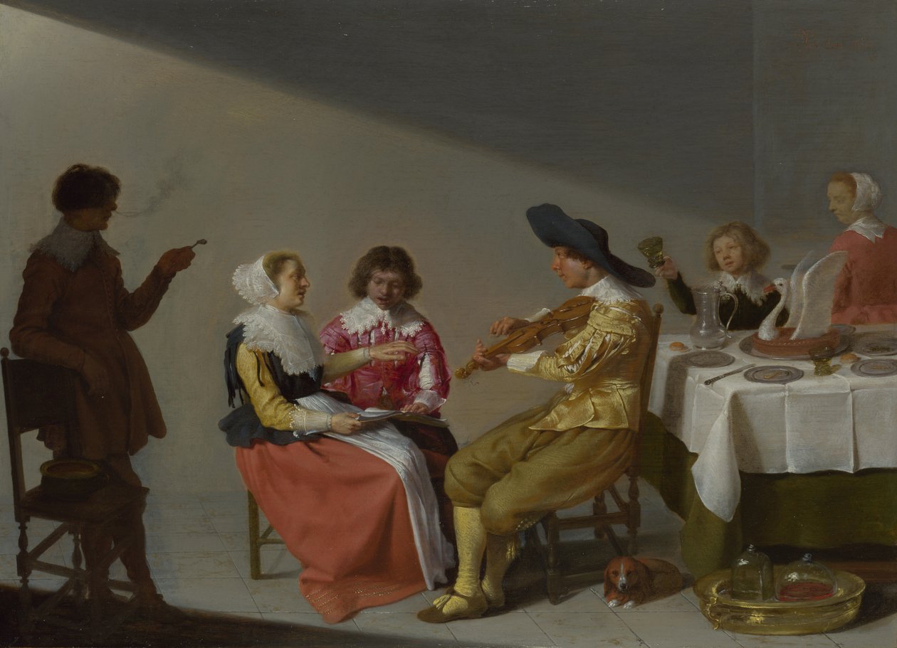 Impreza muzyczna autorstwa Jacob Jansz van Velsen  