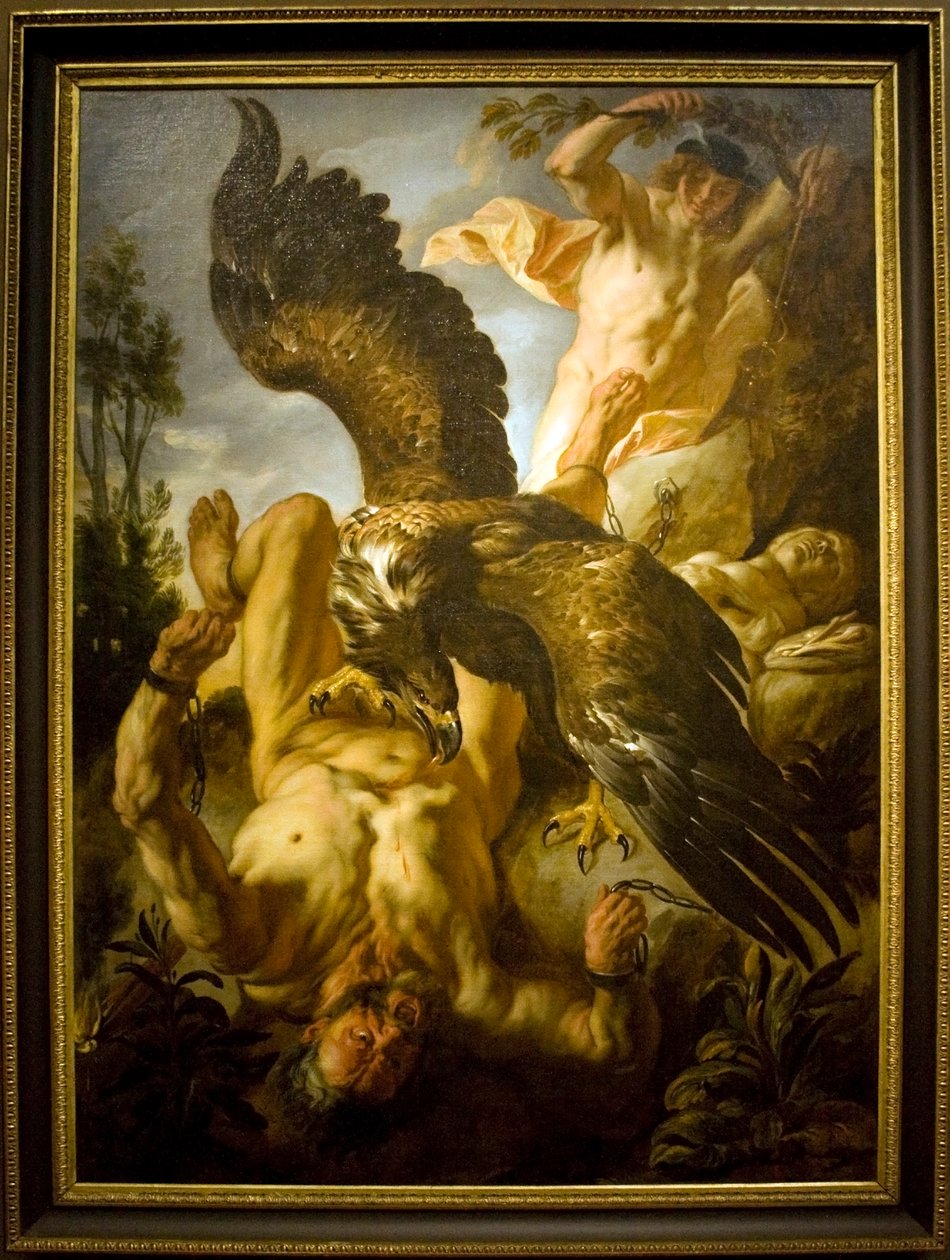 Przykuty Prometeusz autorstwa Jacob Jordaens