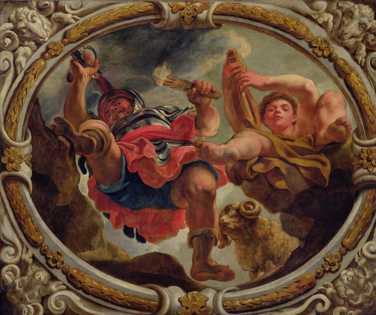 Baran, ze Znaków Zodiaku (patrz także 196700 do 196711) autorstwa Jacob Jordaens