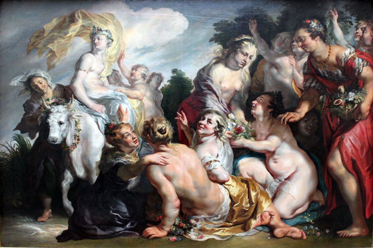 Rabunek Europa autorstwa Jacob Jordaens