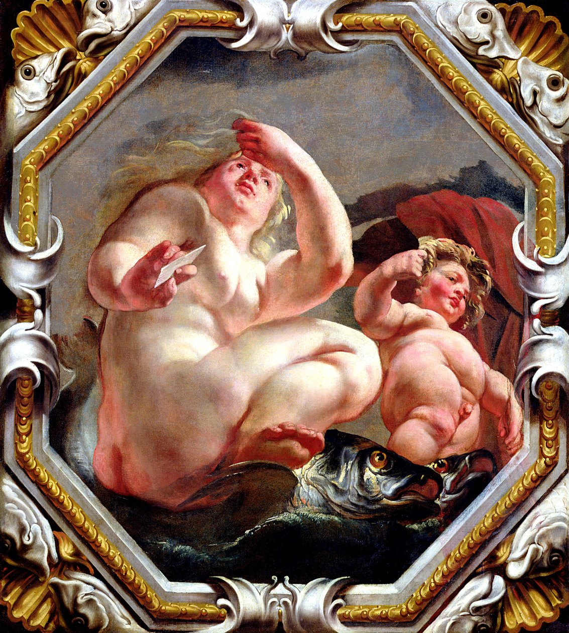 Ryby, ze Znaków Zodiaku (patrz także 196700 do 196711) autorstwa Jacob Jordaens