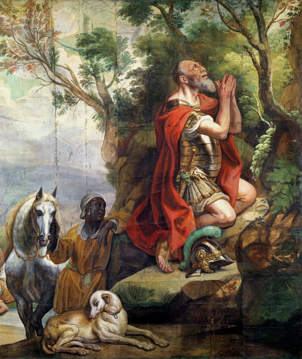 Modlitwa Gedeona, rysunek na gobelin autorstwa Jacob Jordaens
