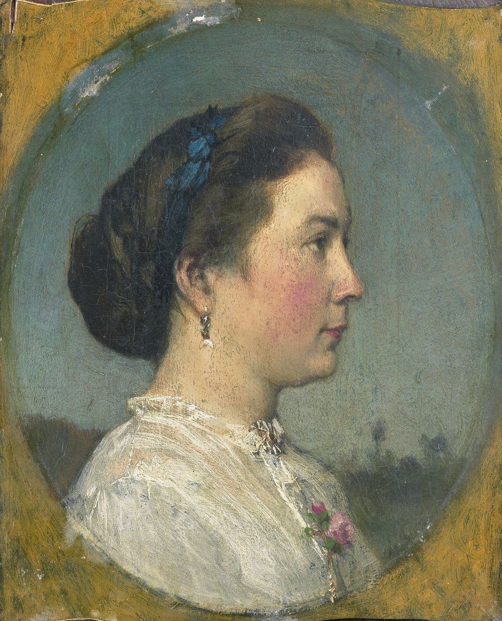 Catharina Hendrika Horn (1841-1905). Żona artysty autorstwa Jacob Henricus or Hendricus Maris
