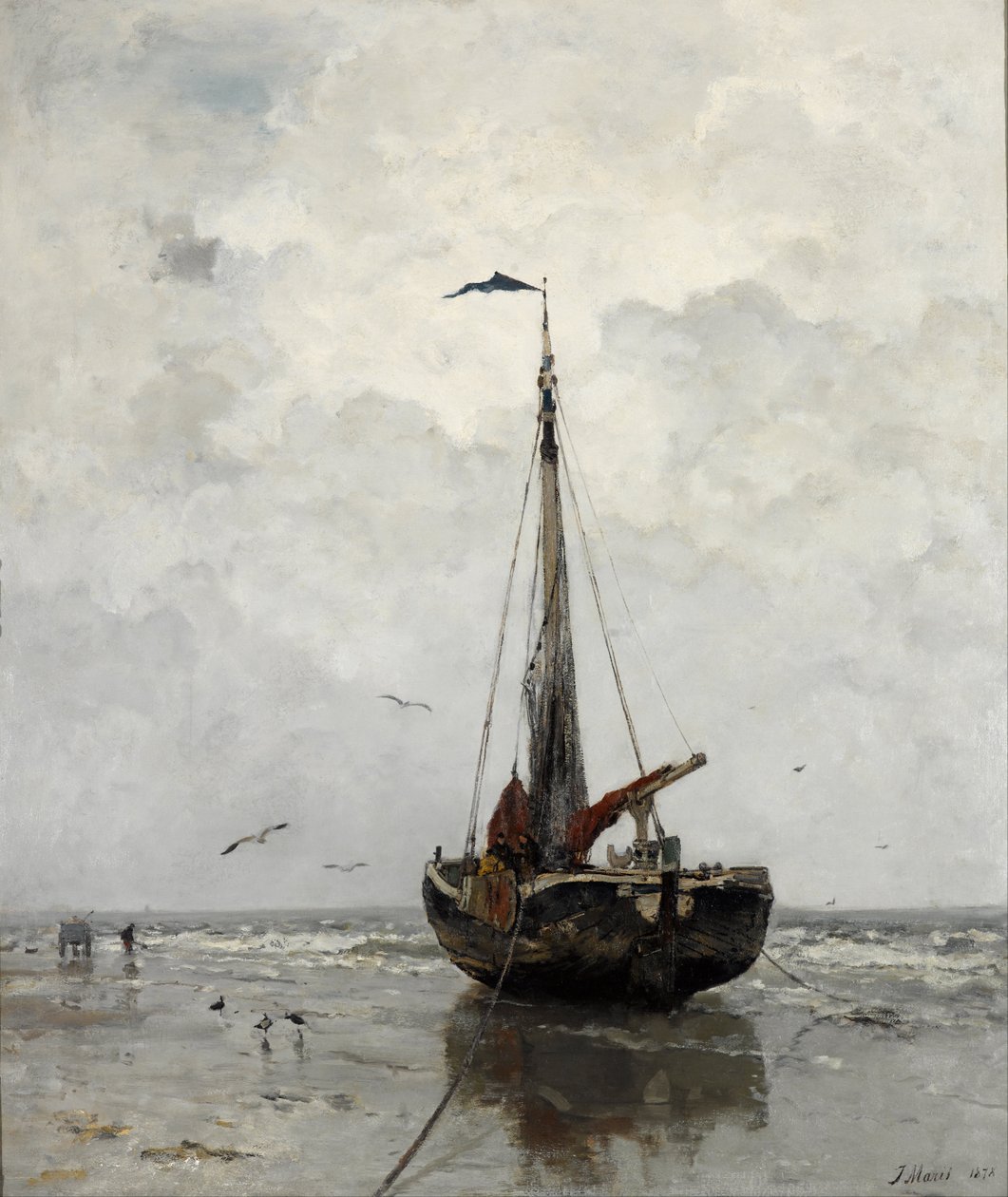 Łódź rybacka autorstwa Jacob Henricus or Hendricus Maris