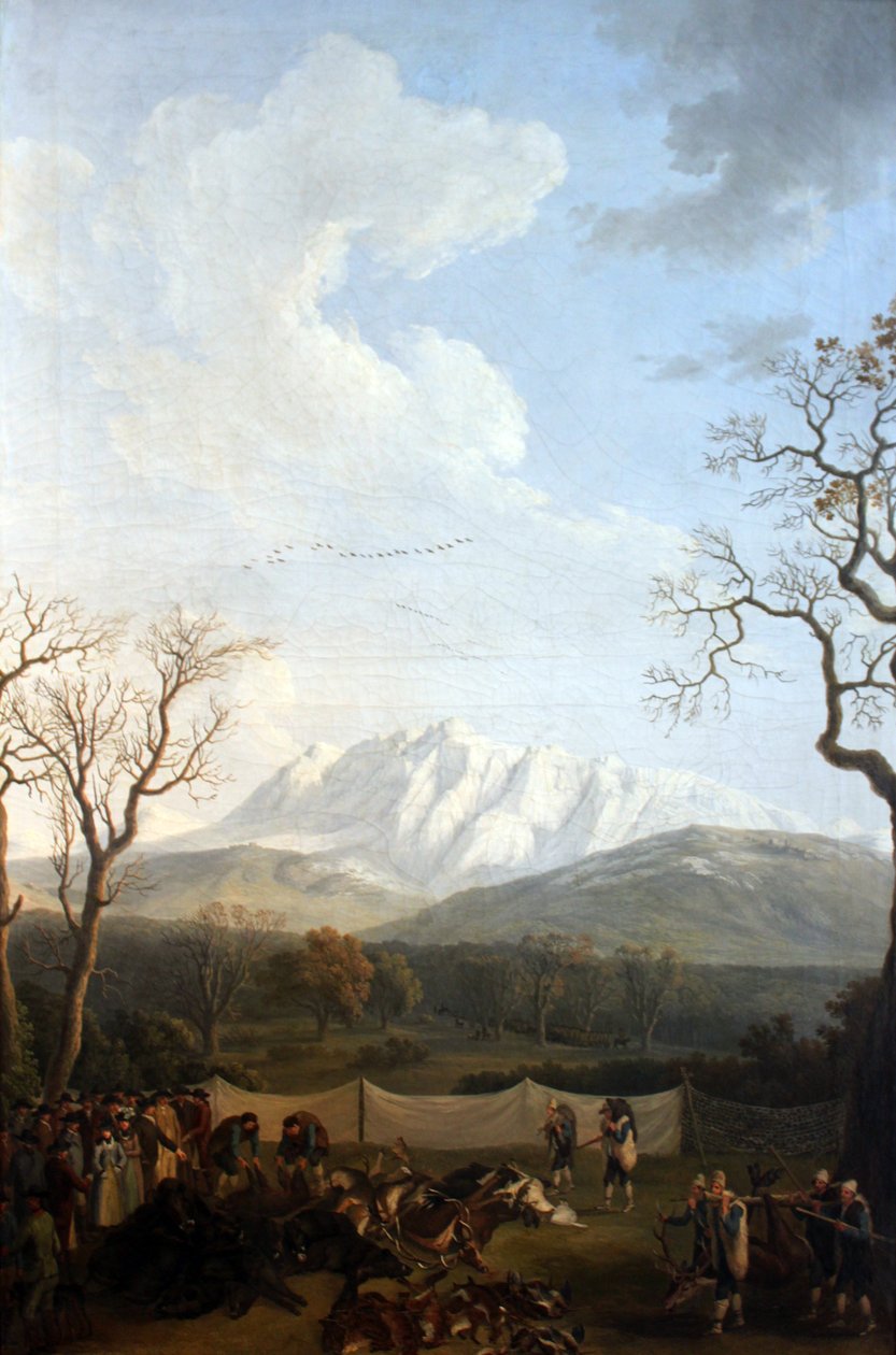 Zima autorstwa Jacob Philippe Hackert