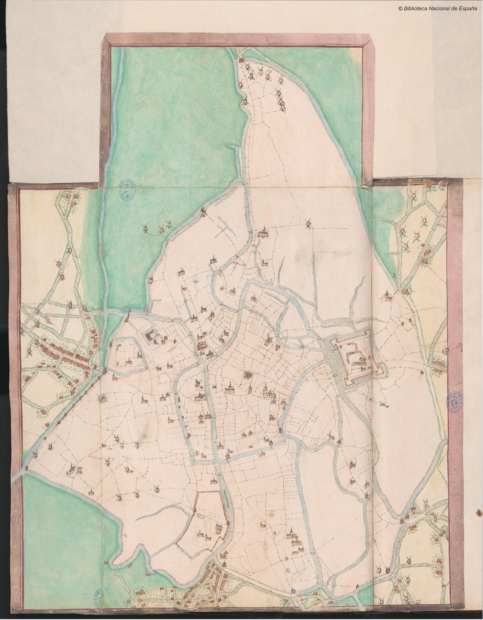Gandawa autorstwa Jacob van Deventer