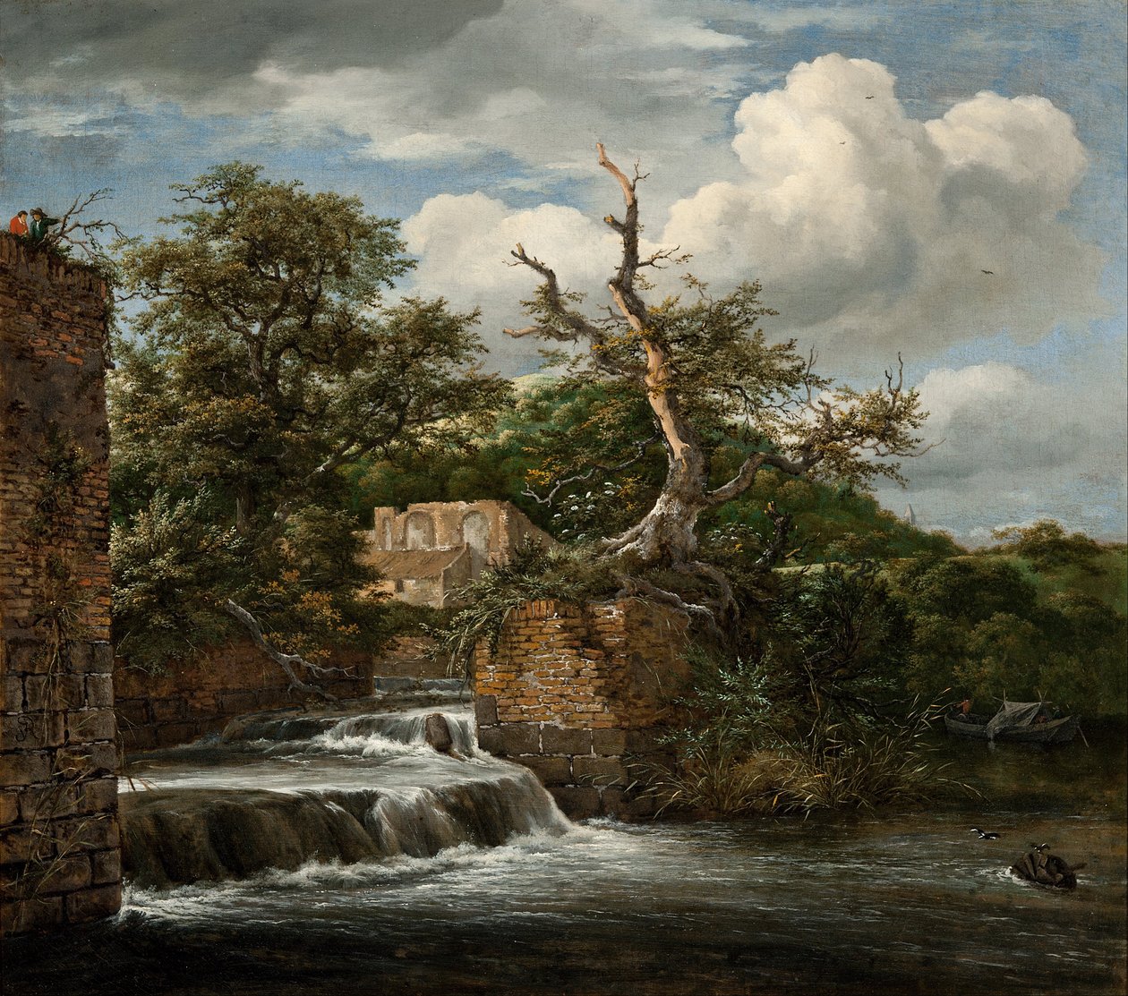 Krajobraz z torem i ruinami autorstwa Jacob van Ruisdael