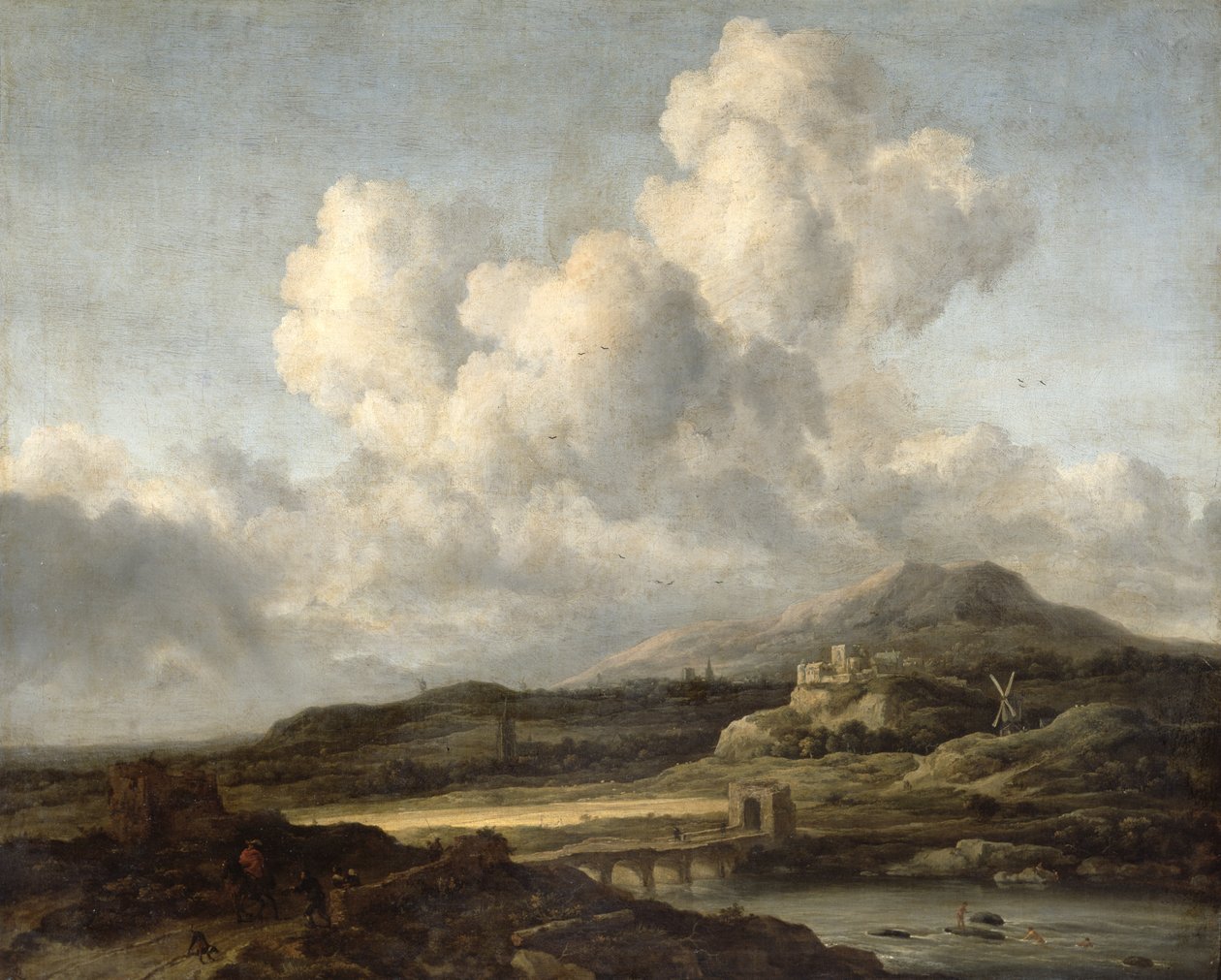 Słoneczny krajobraz autorstwa Jacob van Ruisdael