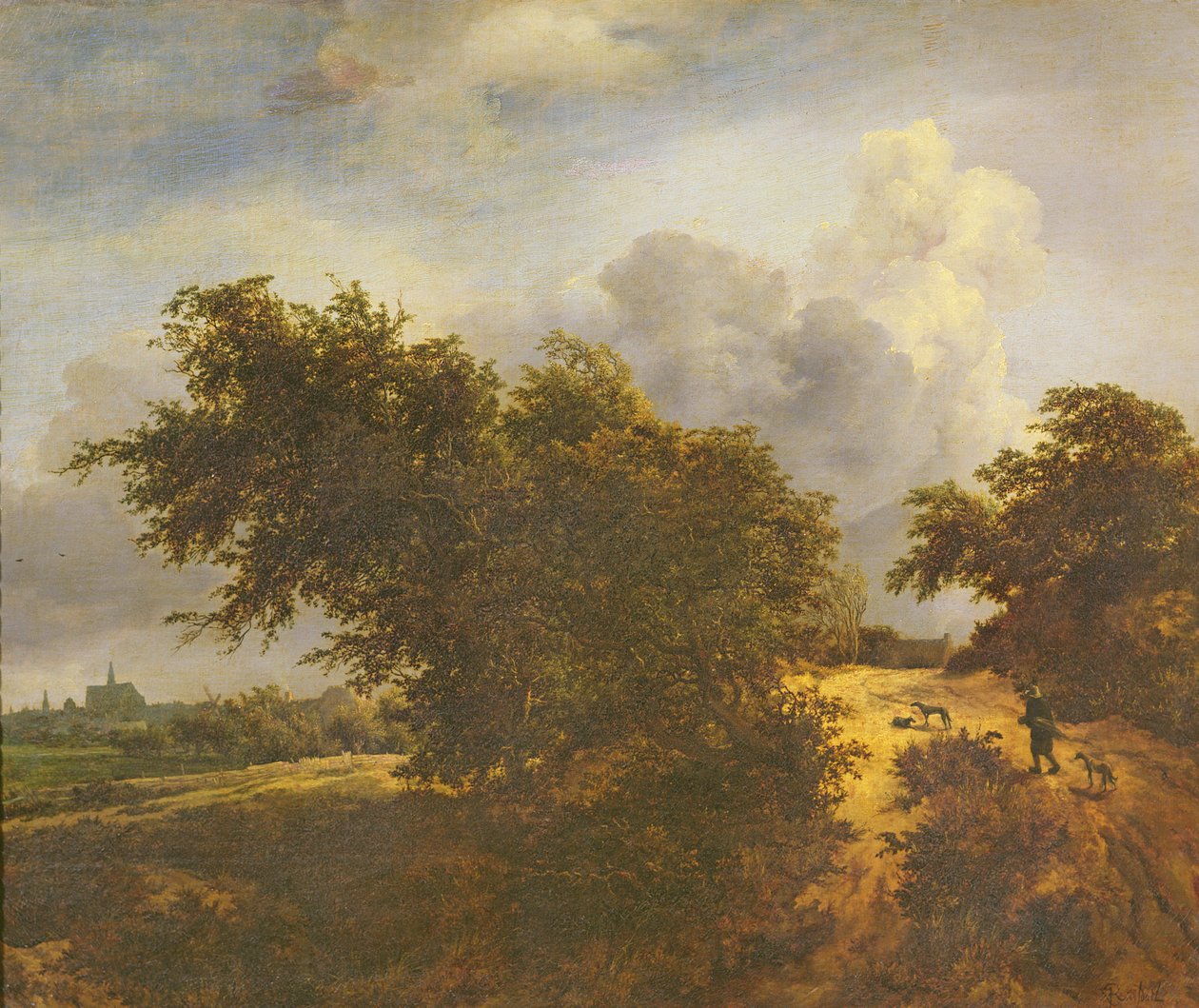 Krzak autorstwa Jacob van Ruisdael
