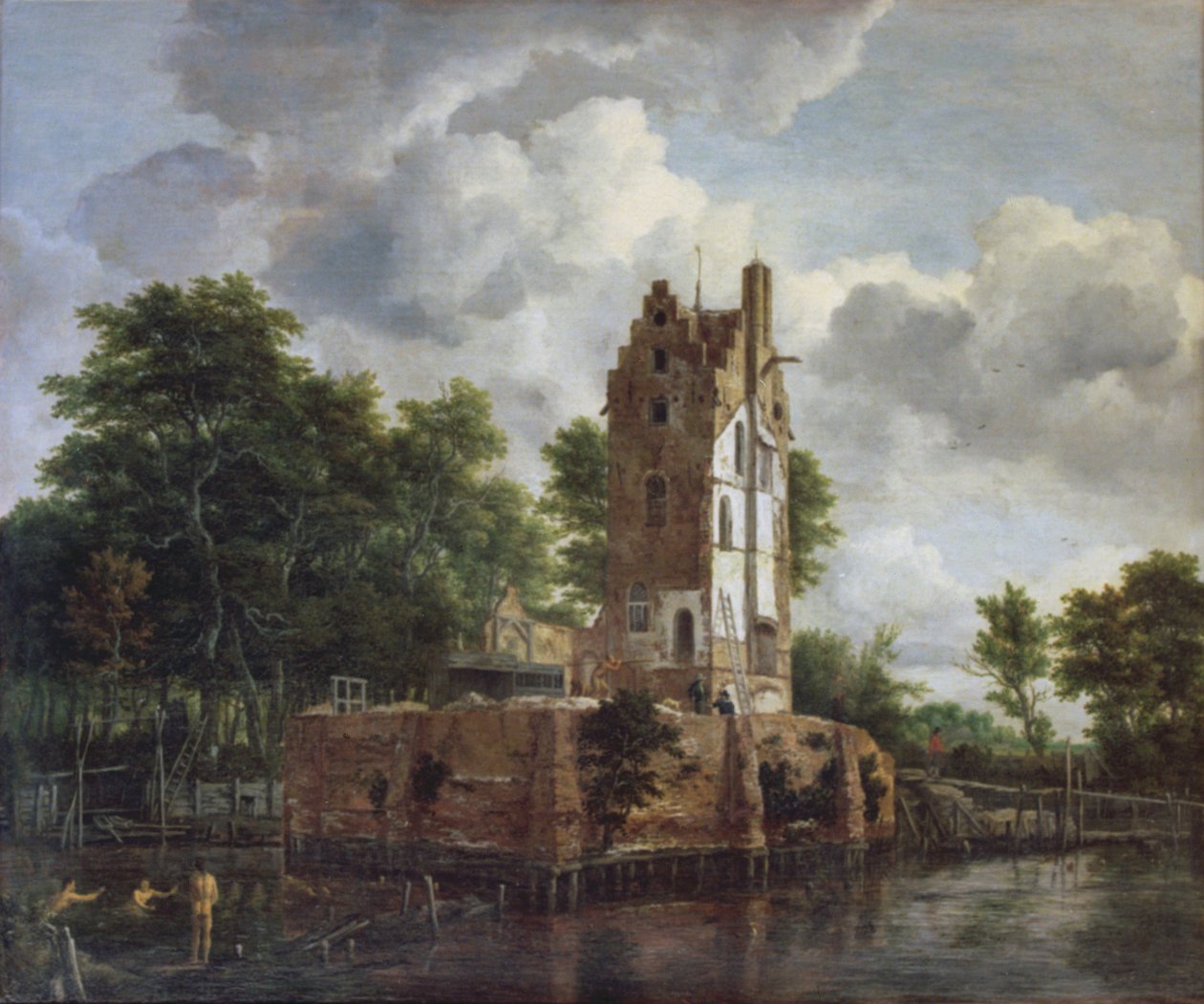 Wieża Kościoła autorstwa Jacob van Ruisdael