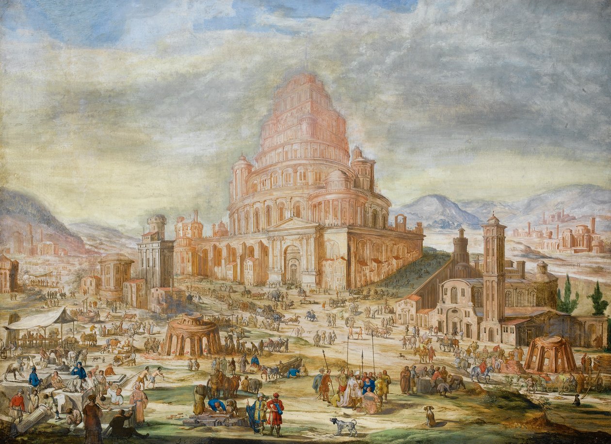 Wieża Babel autorstwa Jacob van der Ulft