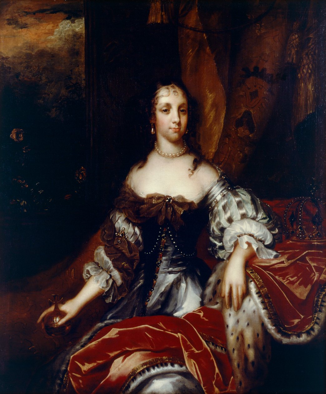Królowa Katarzyna Braganza ok. 1665 r. (olej na płótnie) autorstwa Jacob (attr. to) Huysmans