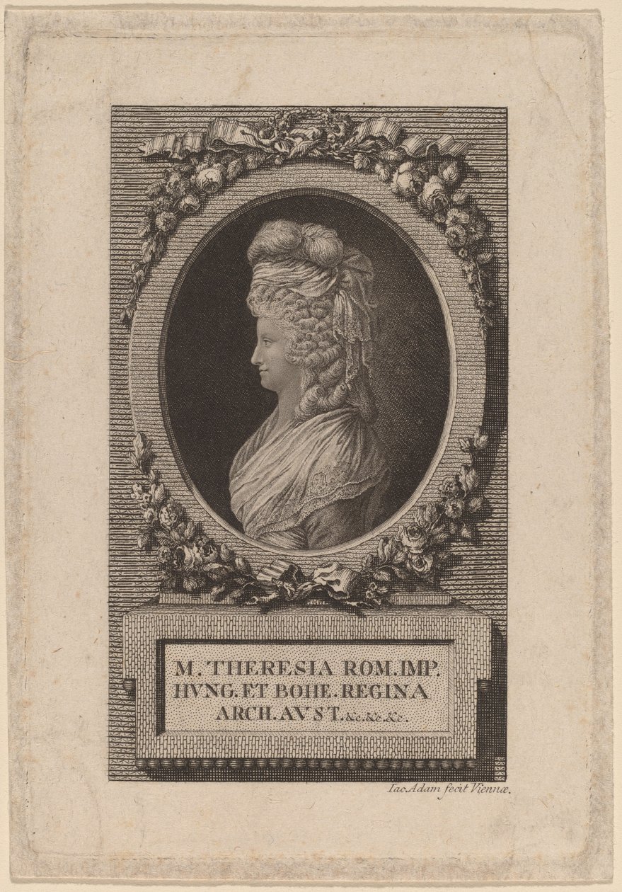 Marie-Teresa, Święta Cesarzowa Rzymska autorstwa Jacob Adam
