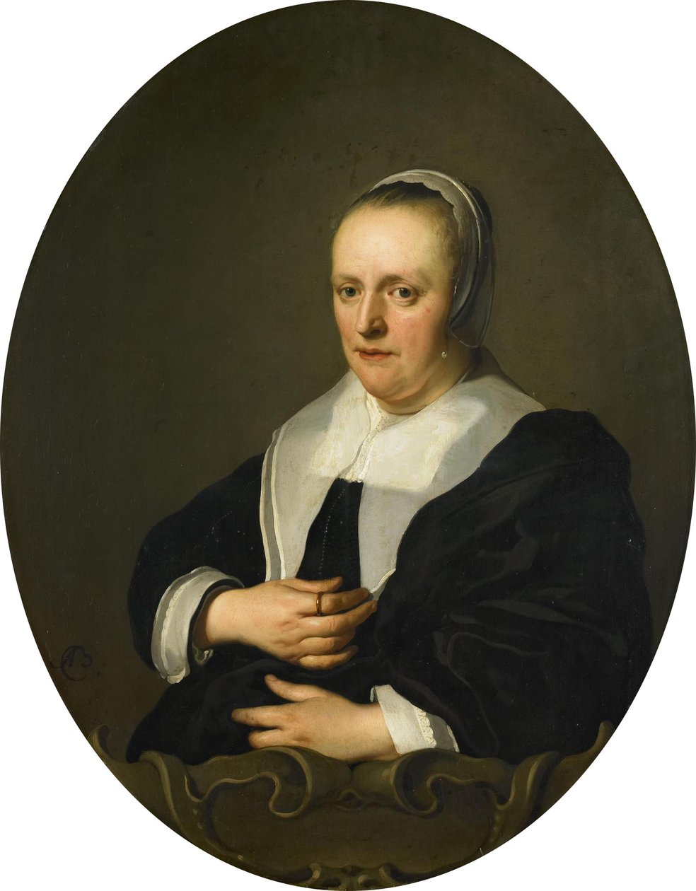 Portret Sary de Bie autorstwa Jacob Adriaensz Backer