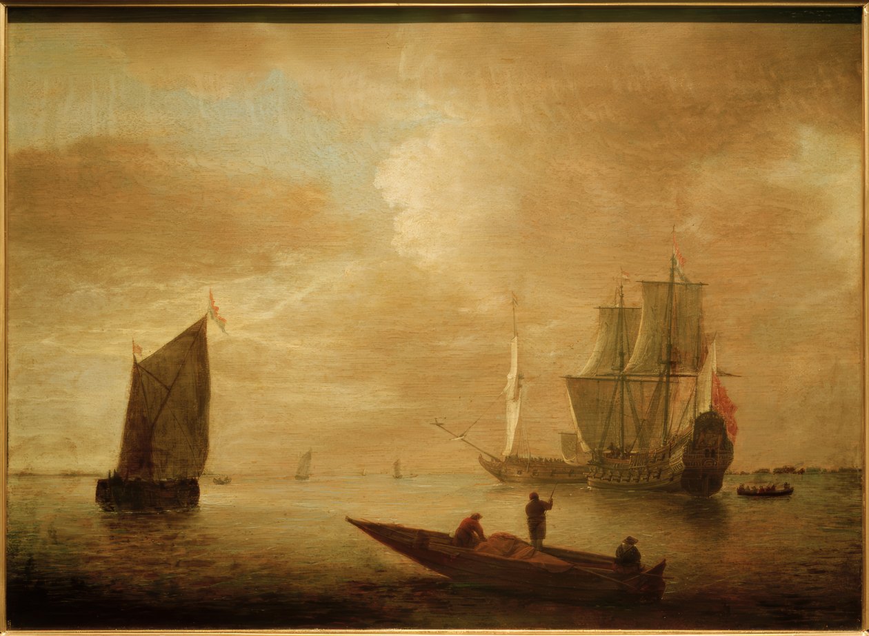Spokojne morze autorstwa Jacob Adriaensz Bellevois