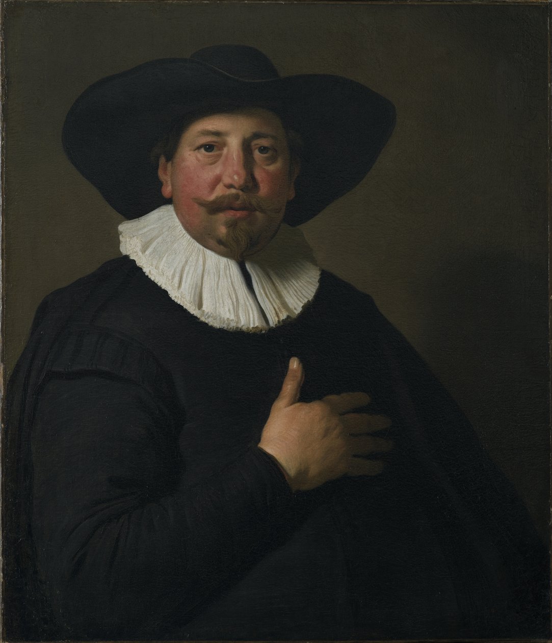Portret mężczyzny, ok. 1638 autorstwa Jacob Adriensz Backer