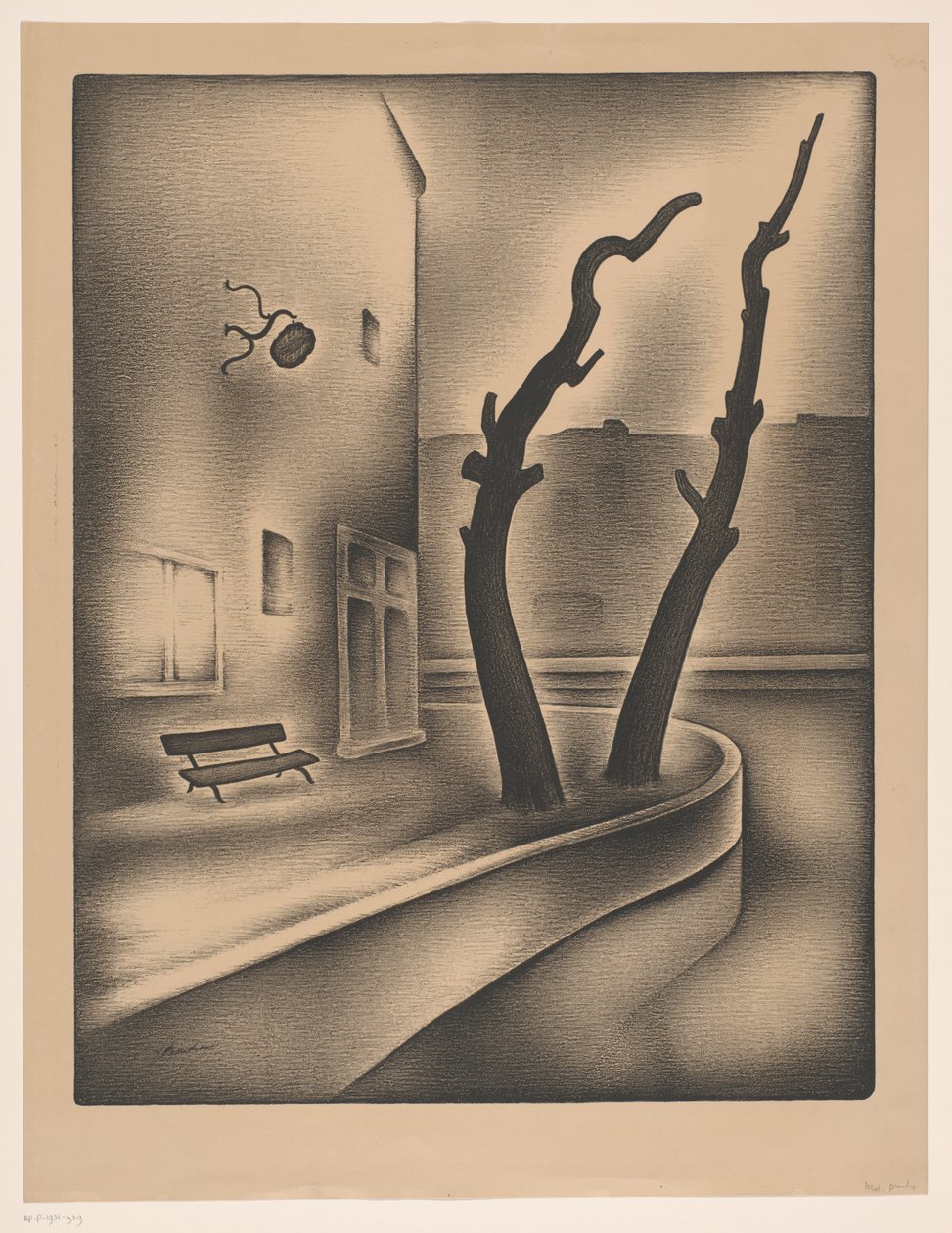 Narożnik kanału autorstwa Jacob Bendien (signed by artist)